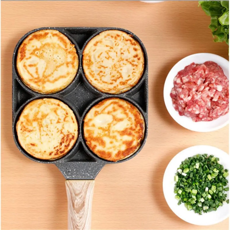 Thickened Non Stick Egg Omelette Pan, Grilled Steak Cooking Pan, Hamburger Bread Breakfast Maker, Induction Cook ware