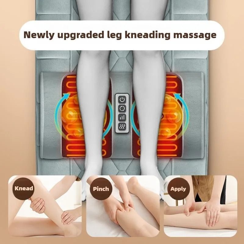 Full-Body Electric Massage Mattress with Heat & Airbag Therapy for Deep Tissue Relief