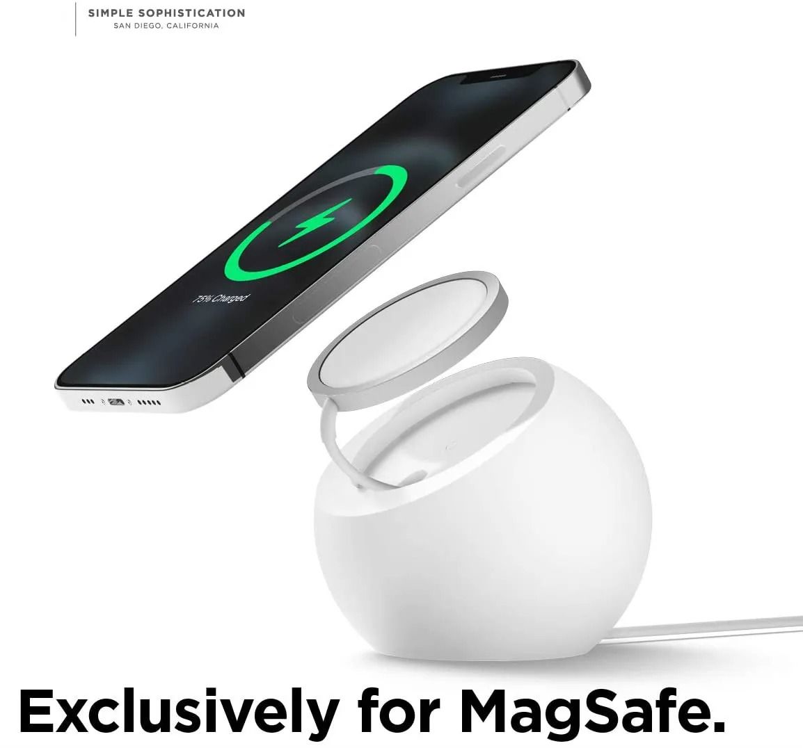 Round Silicone Magnetic Wireless Charging Stand