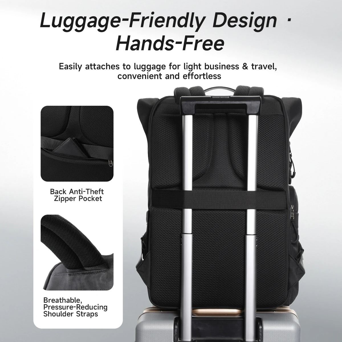 Expandable Waterproof Urban Commuter Back Pack