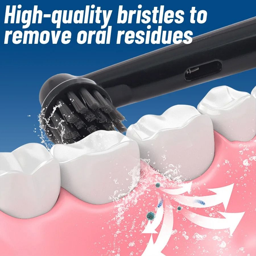 Electric Toothbrush Replacement Brush Heads Basic Cleaning Nozzle Compatible with D100 D25 D30 D32
