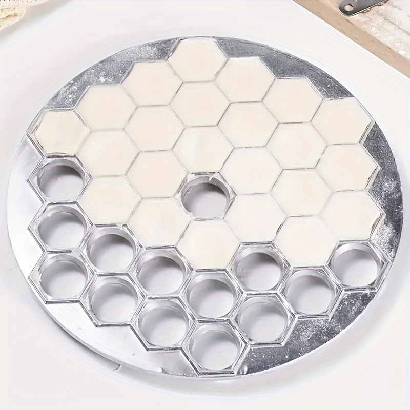 Multi-Use Pastry Mold Kitchen Gadget, Hole Ravioli Press for Homemade Pasta & Meat Fillings