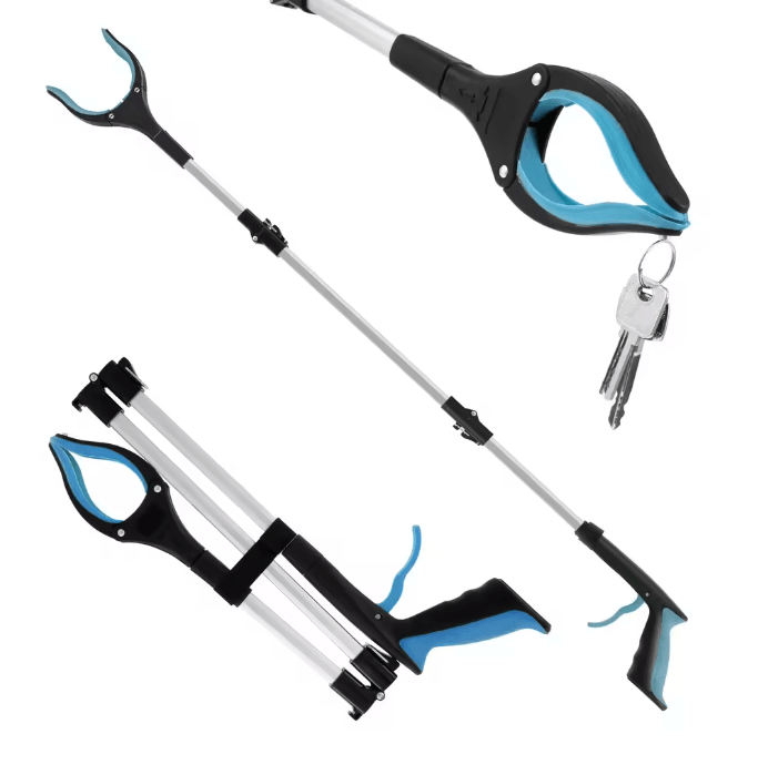 ReachEase Foldable Grabber Tool Non Slip Jaw Litter Pickup Stick