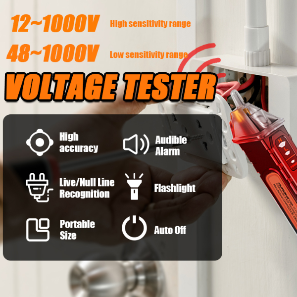 Smart Non Contact Voltage Tester Pen for Electrical Safety