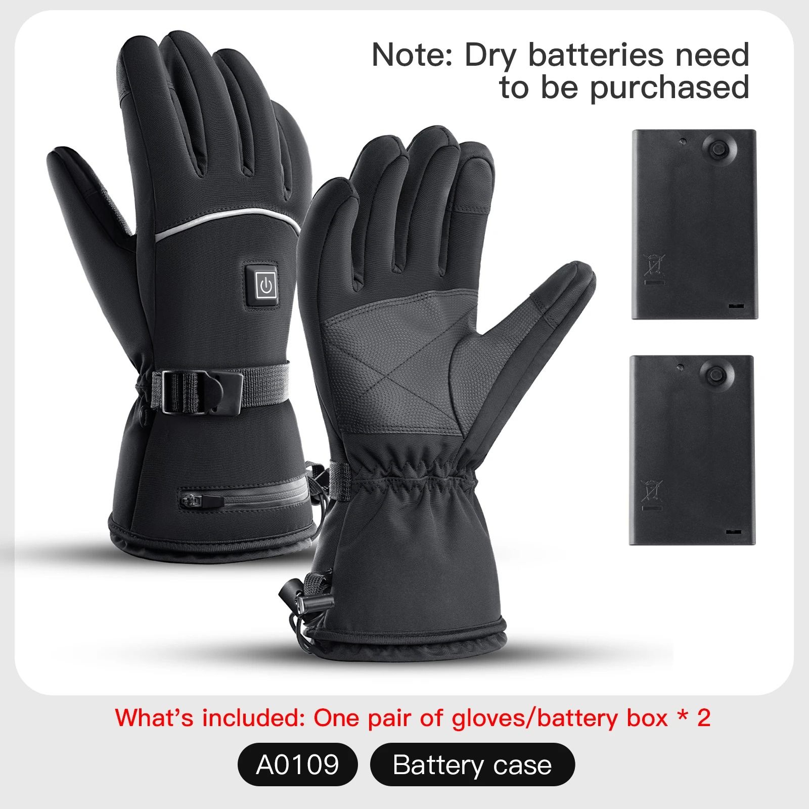 Electric Heated Gloves – Waterproof Thermal Winter Moto & Snowmobile Protection