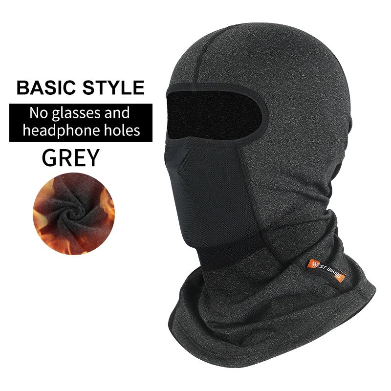 WEST BIKING Winter Fleece Balaclava Windproof Thermal Face Mask