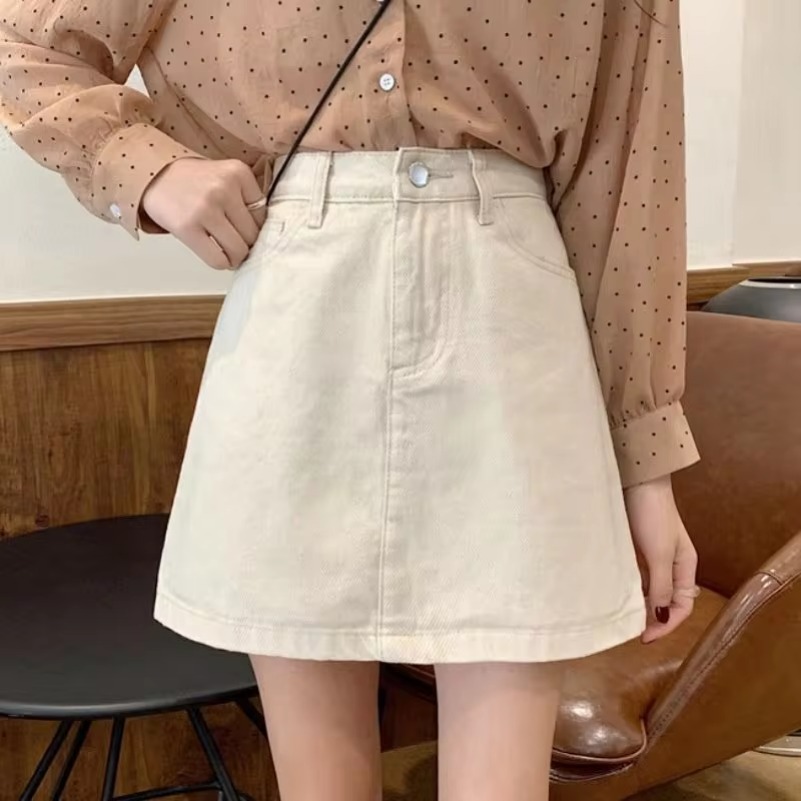 Summer Denim Short Skirt for Women, High Waist Sexy Tight Fit | Y2K Bag Hip Mini Skirt, Stretchy Jeans Skirt for Ladies