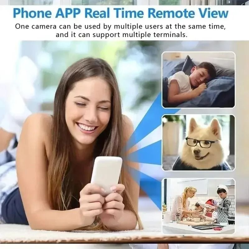 1080P HD Mini Smart Home Camera | 140° Wide-Angle WiFi Surveillance | Executive Night Vision Security Suite