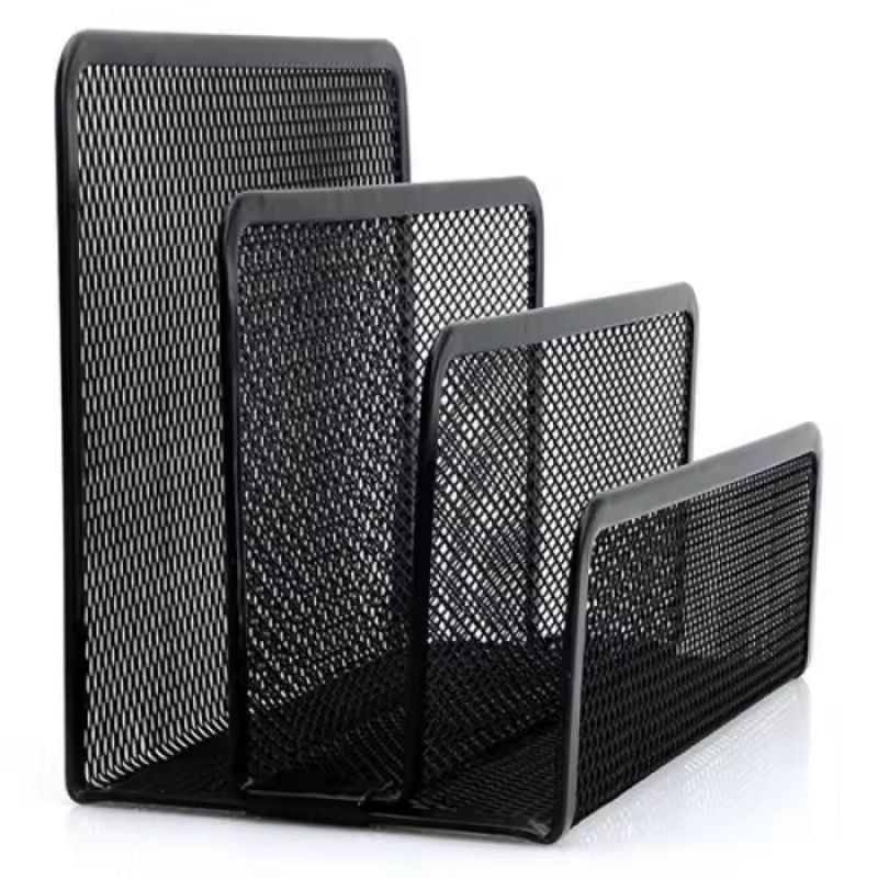SmartDesk Multi-Slot Document & Mail Organizer - Vertical File Holder for Office & Home