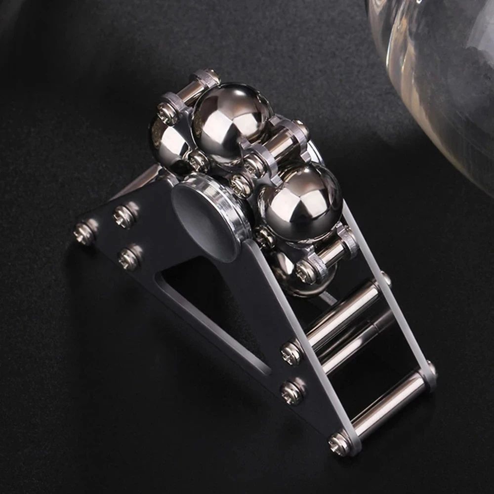 Foldable Double Pendulum Metal Fidget Spinner, Antistress Hand Spinner, Gyroscope Adult Toys & Stress Relief Gift