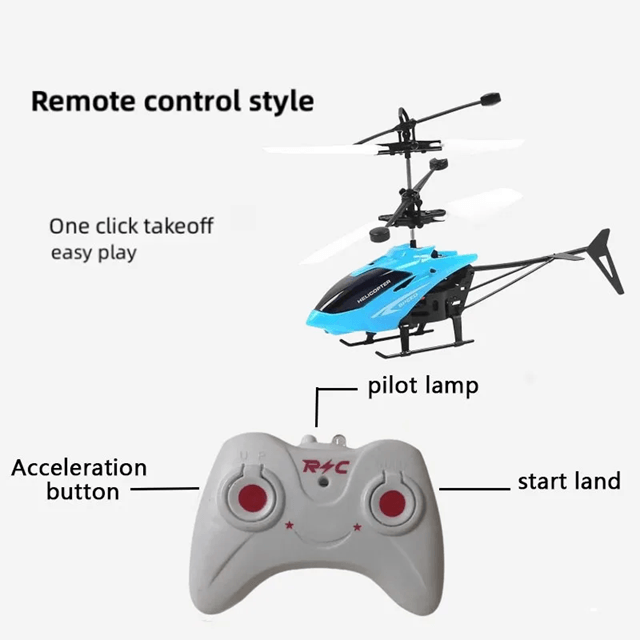 SkyGlider Mini Rechargeable RC Drone for Kids