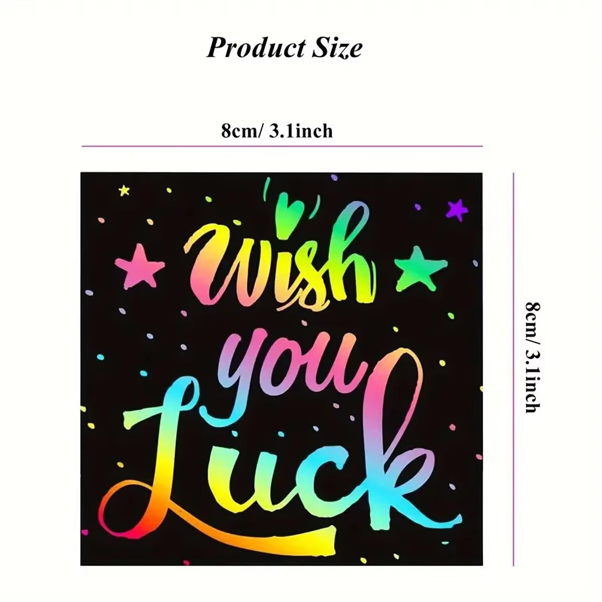 Dazzling Scratch Painting Interactive Art Kit with Note Cards Parent-Child Creative Toy