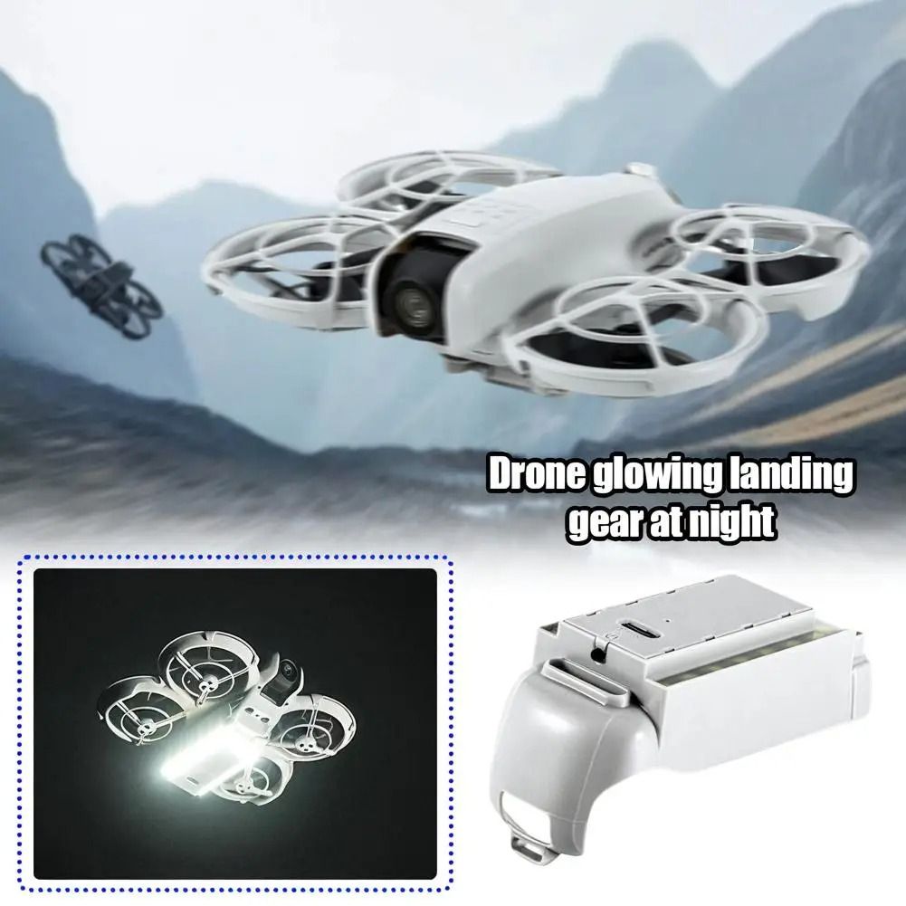 DJI NEO Landing Gear Light Rechargeable Drone Night Light Height Extension