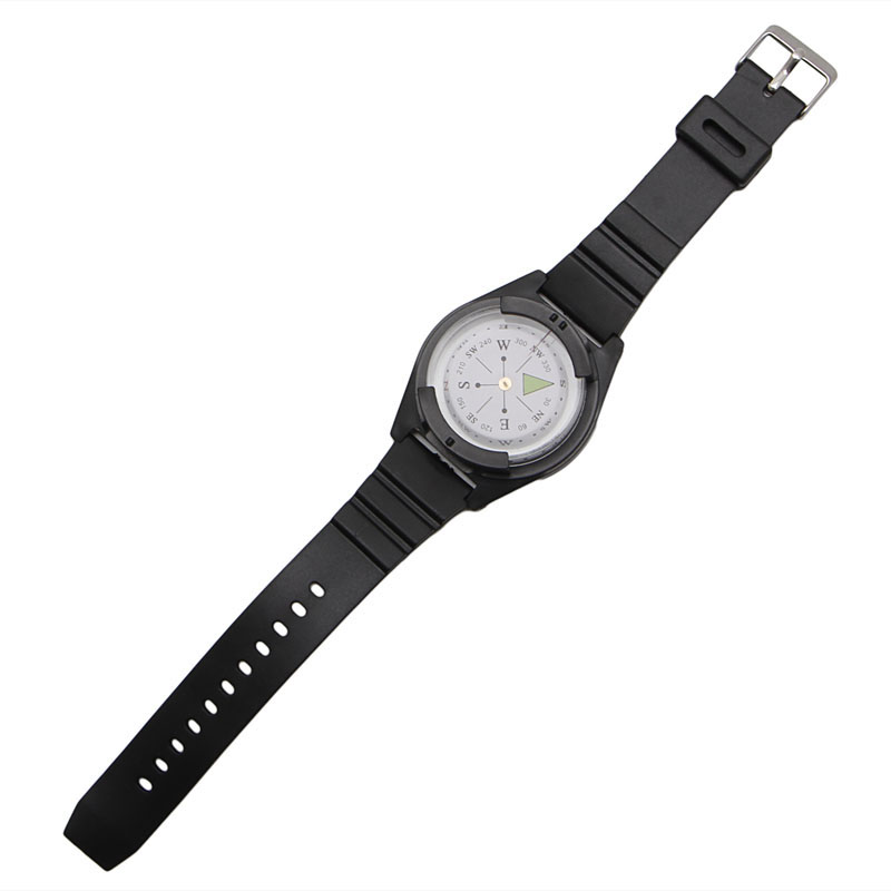 Tactical Wrist Compass Waterproof Survival Hiking Navigation Watch Band