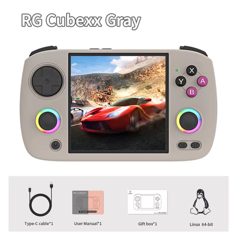 ANBERNIC RG Cubexx Retro Handheld Game Console – 3.95