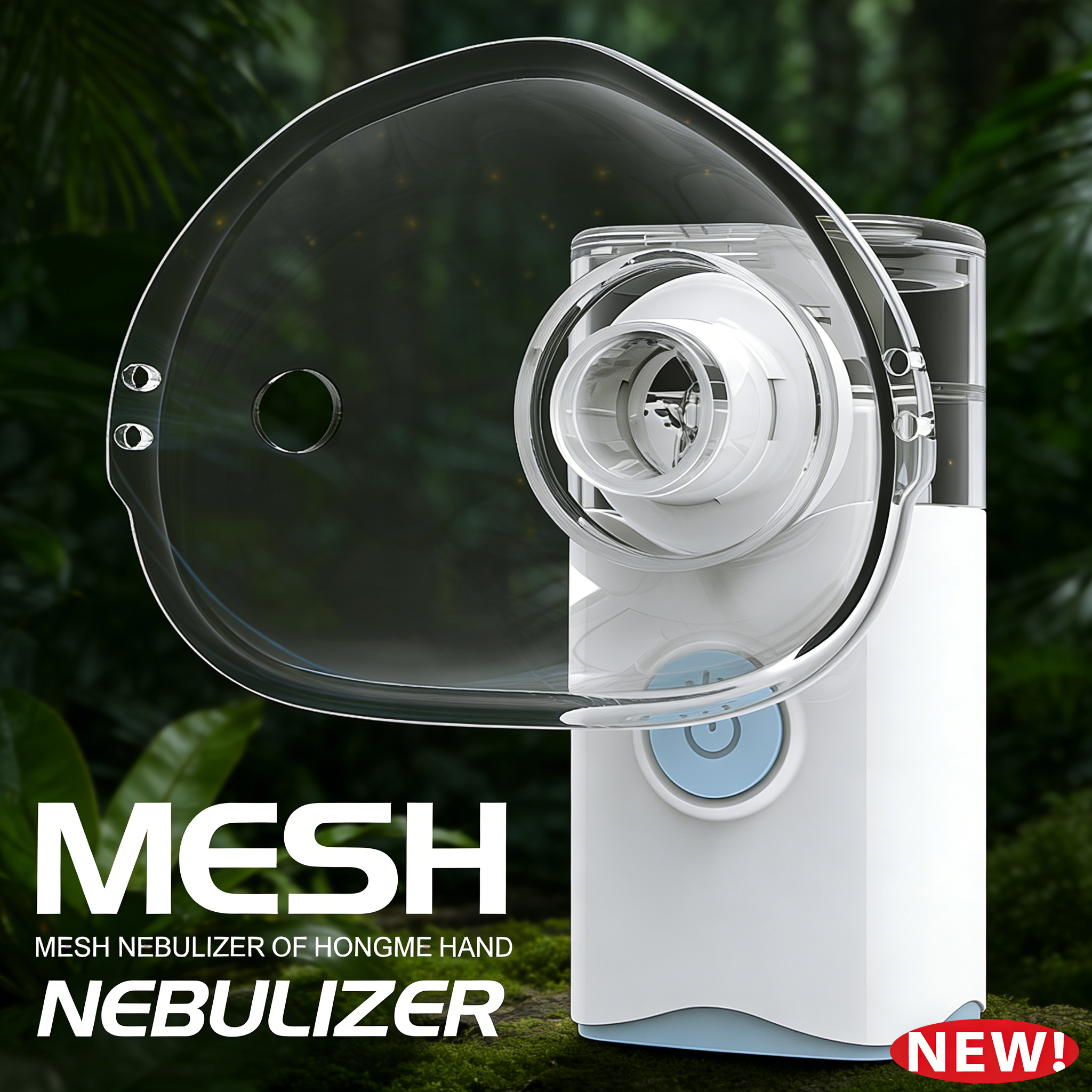 Portable Mesh Nebulizer for Kids and Adults Silent Handheld Inhaler for Fast Relief
