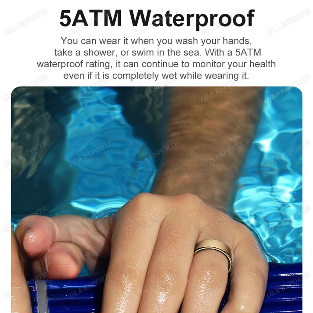 Waterproof Smart Health Ring