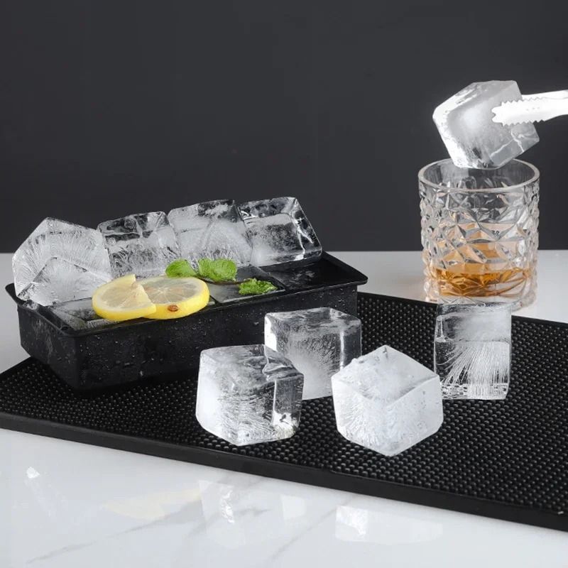 Silicone Ice Cube Molds Reusable Cocktail Freezer Tray