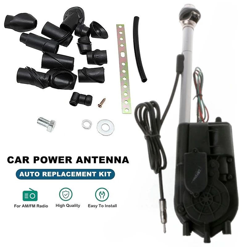 Mercedes Power Antenna Replacement Kit – 12V AM/FM Exterior Aerial for W140, W126, W124 & W201
