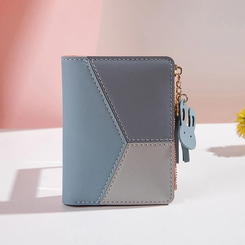 Womens PU Leather Foldable Wallet