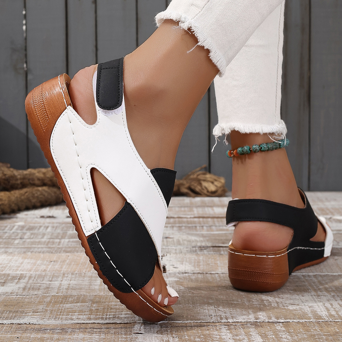 Womens Summer Sandals, Plus Size Wedge Walking Shoes, Casual & Party Ladies Footwear for All-Day Style