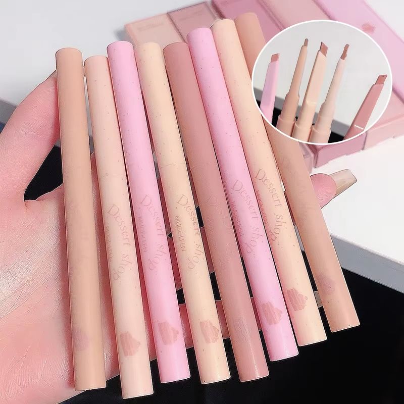 Dessert Automatic Lip Liner Waterproof Long Lasting Twist Up Lip Outline Pencil