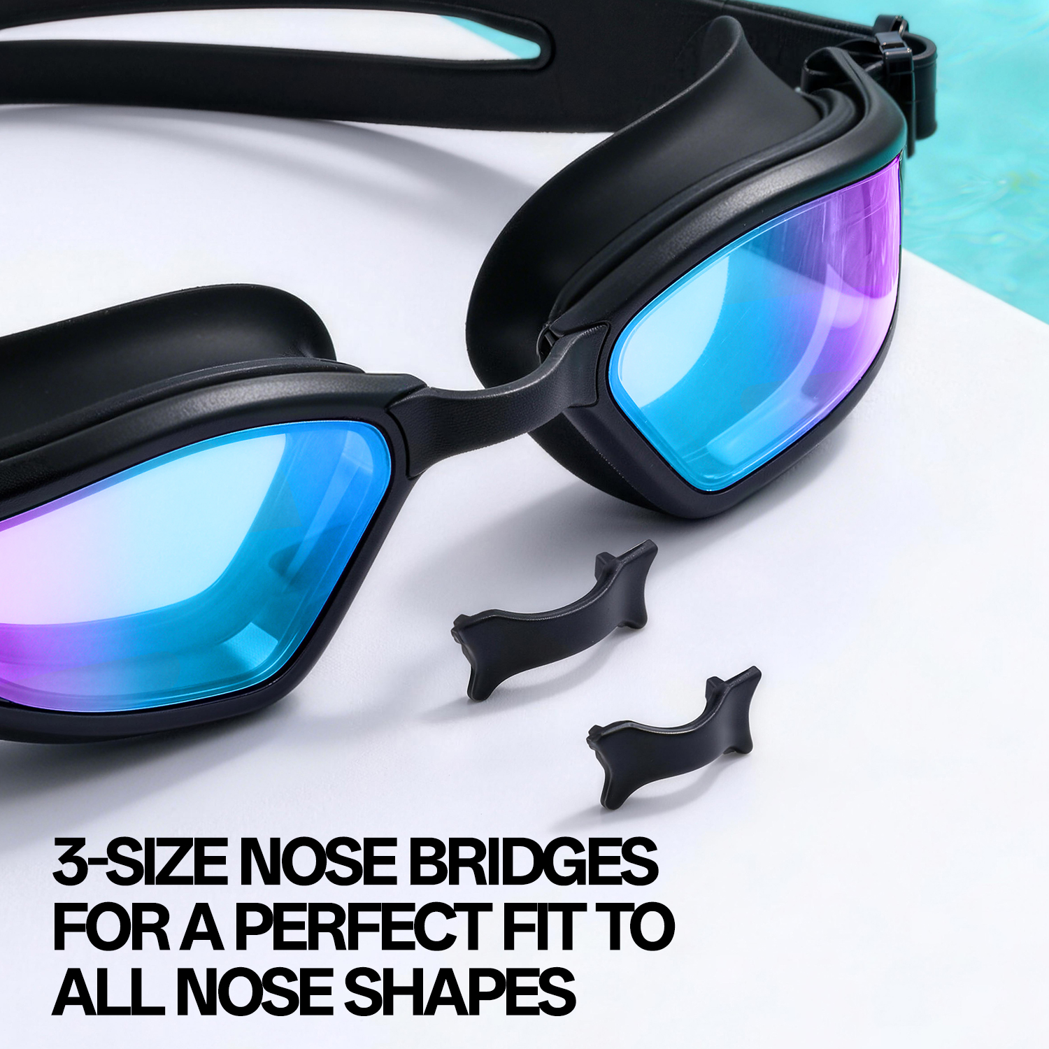 Anti Fog Leakproof Adult Swimming Goggles with UV Protection
