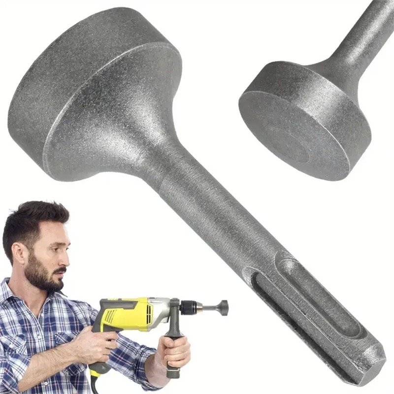 Steel Drill Bit Driver Wear Resistant, Ground Rod Driver Heavy Duty, Wide Compatibility Ground Rod Bits Socket
