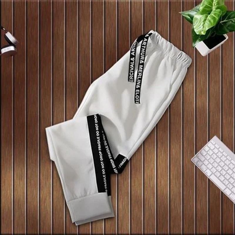 Mens Casual Letter Print Hoodie and Jogger Set