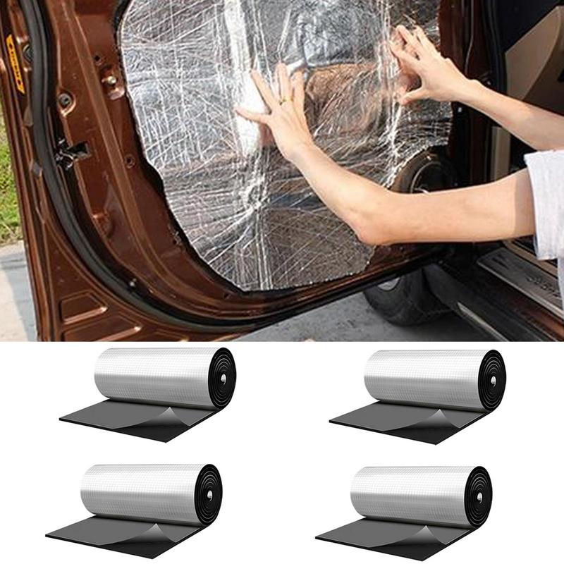 Car Sound Insulation Mat, Automotive Self Adhesive Noise Deadener, Vehicle Dampening Tool for Hood, Door, Roof