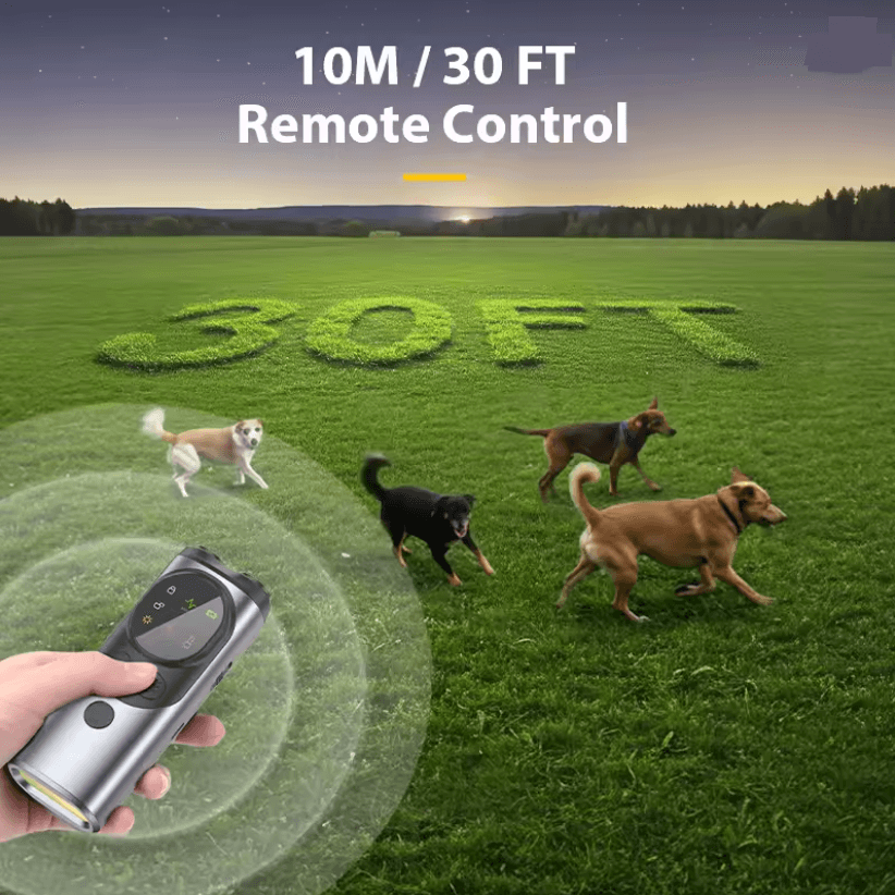 ROJECO Ultrasonic Dog Repeller and Anti Barking Training Device