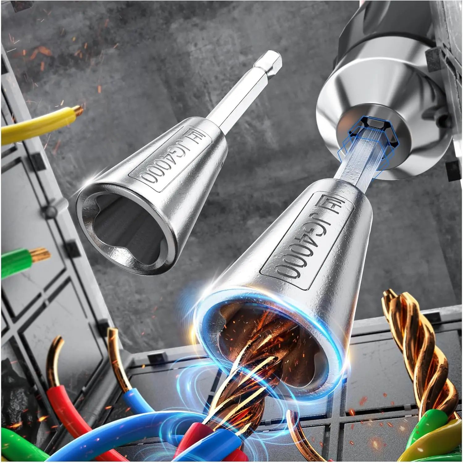 Electric Drill Wire Twisting Tool – Fast, Secure Cable Connector for Electricians & DIY Projects