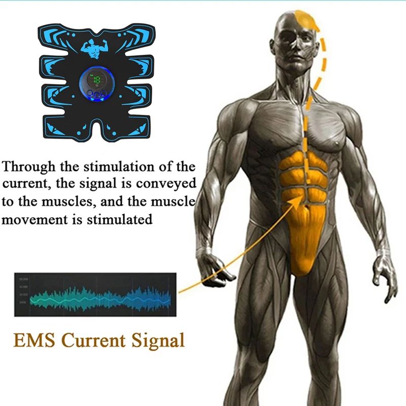 EMS Muscle Stimulator Body Training Pads