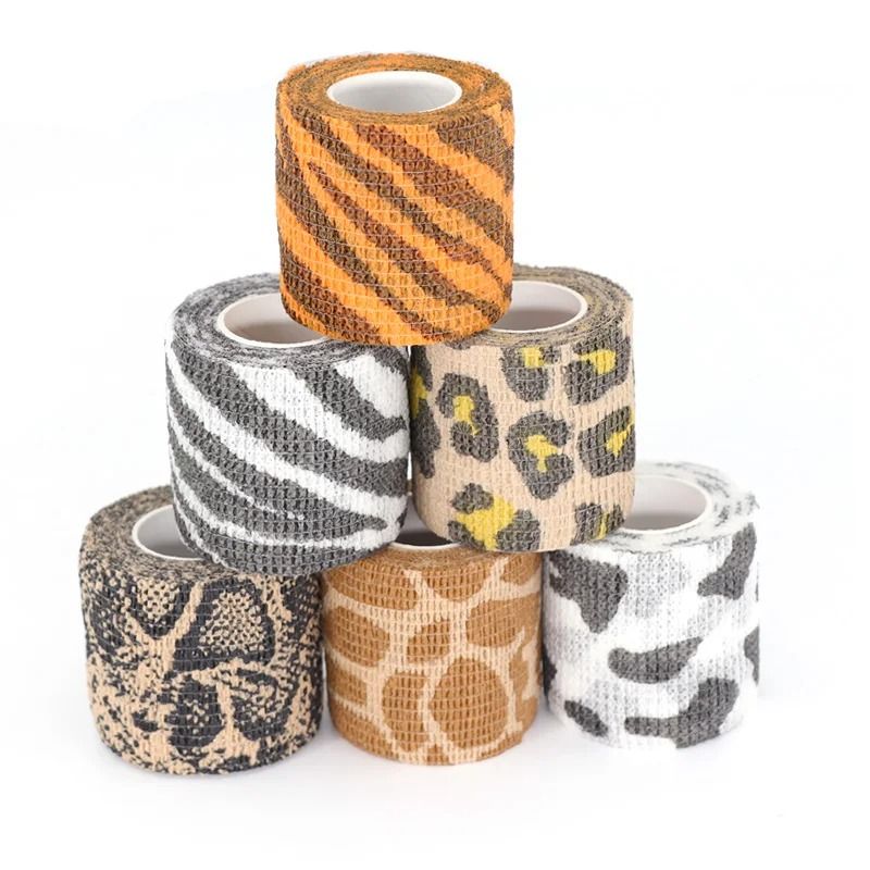 Animal Print Self Adhesive Elastic Bandage for Sports and First Aid