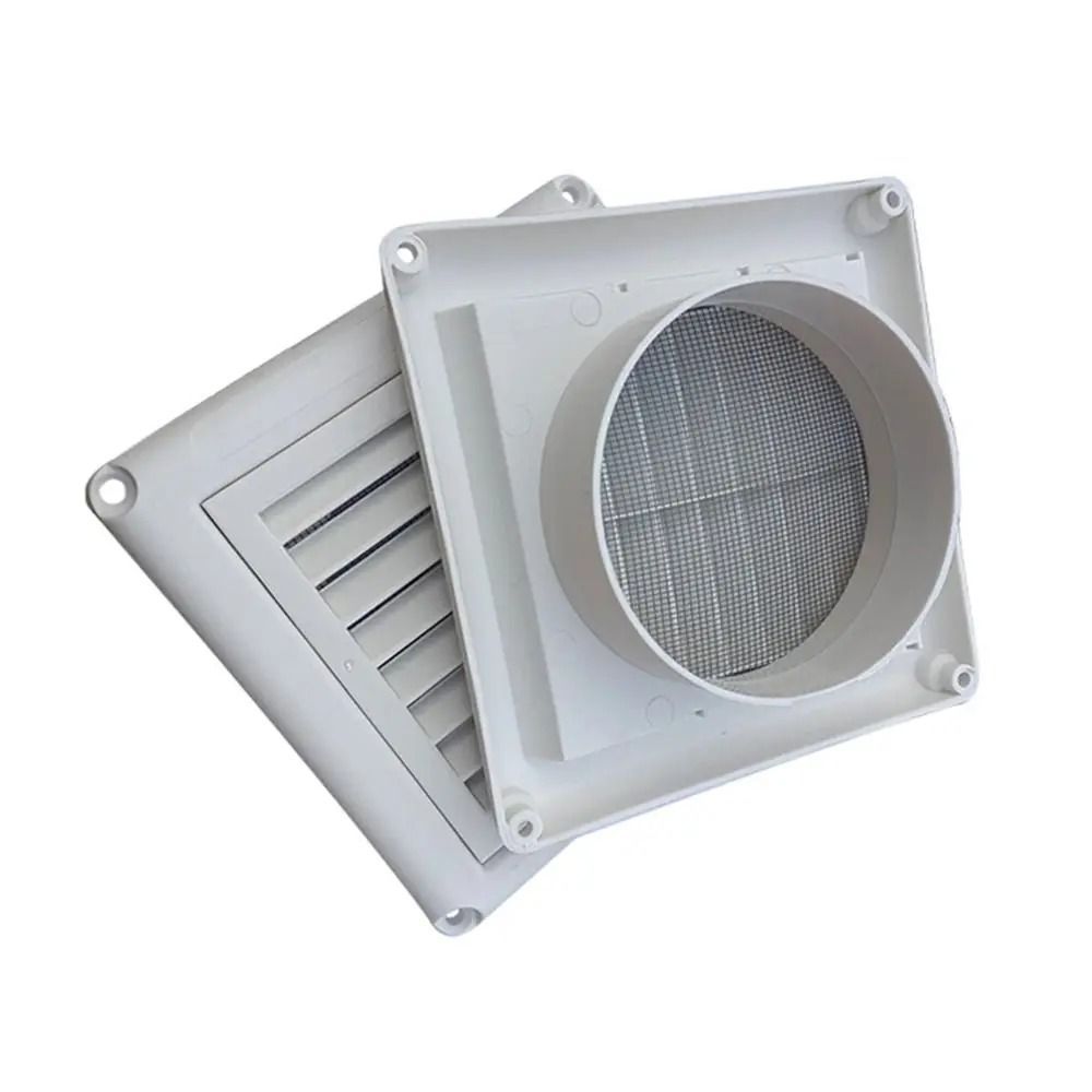 Air Vent Grille Ventilation Cover Adjustable Wall Air Vent Duct Outlet with Flaps