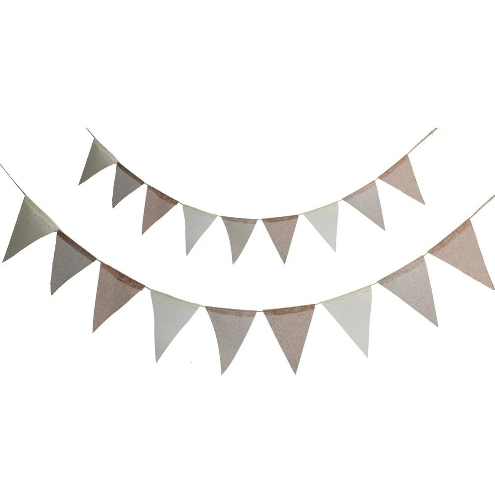 Multicolor Birthday Banner Triangle Pennant Flags Hanging Party Decoration