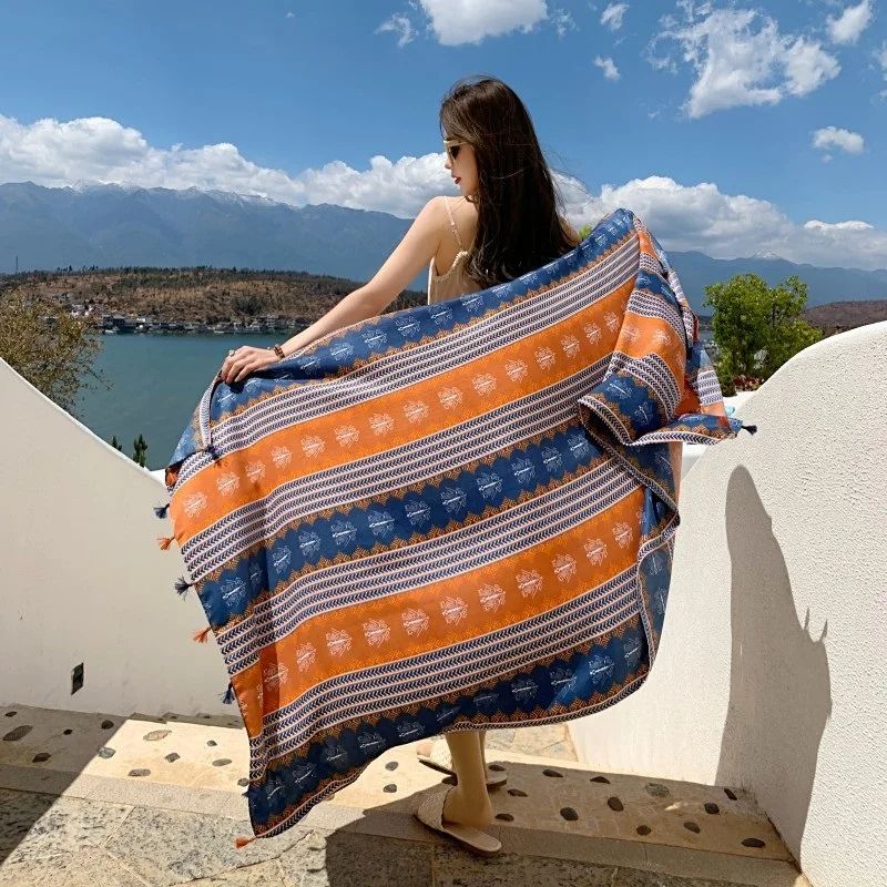 Large Beach Sarong Shawl Wrap Scarf