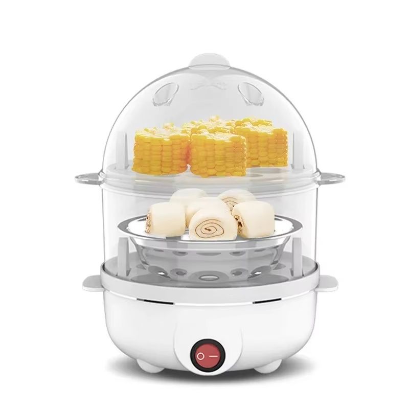 EggEase Double-Layer Electric Egg Cooker & Steamer