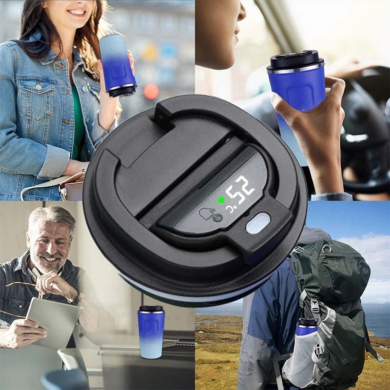 Smart Stainless Steel Tumbler with Temperature Display