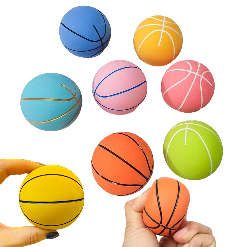 Ultra Bounce Mini Stress Basketball Toy Soft Rubber stress relief ball for Kids and Adults