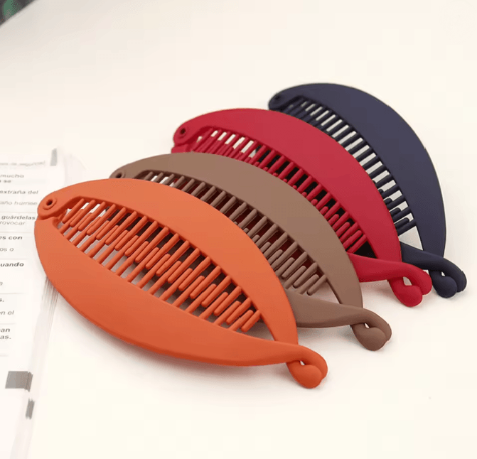 Matte Fish Shape Hair Claw Clip