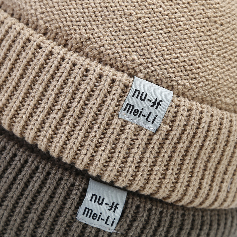Skullcap Autumn Women Winter, Fisherman Beanies Hat, Hip Hop Knitted Hat