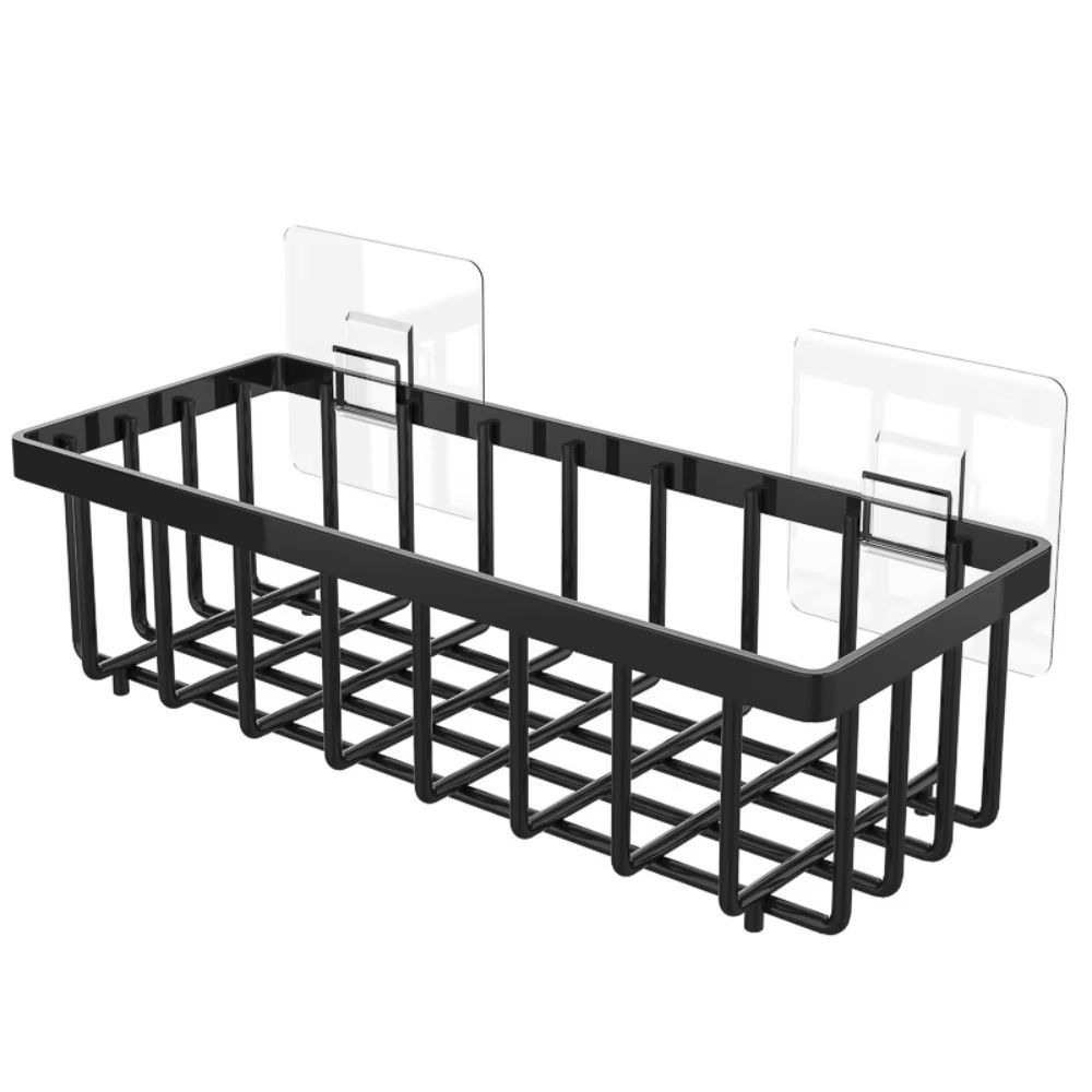 Kitchen Sink Drain Rack Organizer Sponge Holder with Soap and Brush Storage