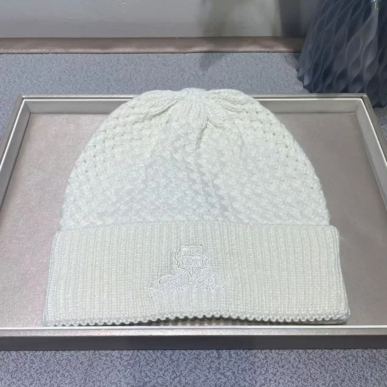 Cashmere Knit Beanie Winter Wool Hat Unisex