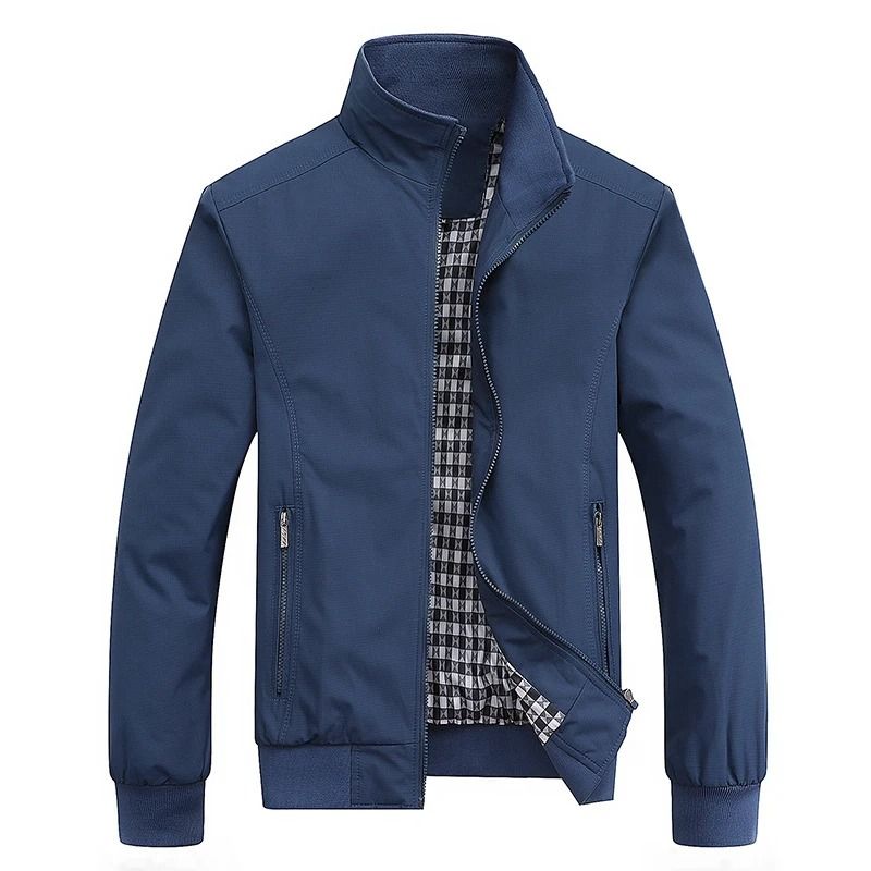 Mens Casual Slim Fit Bomber Jacket Lightweight Baseball Style Coat