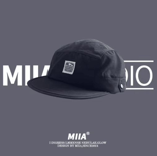 Japanese Retro 5-Panel Splicing Baseball Cap – Breathable Quick-Dry Summer Hat