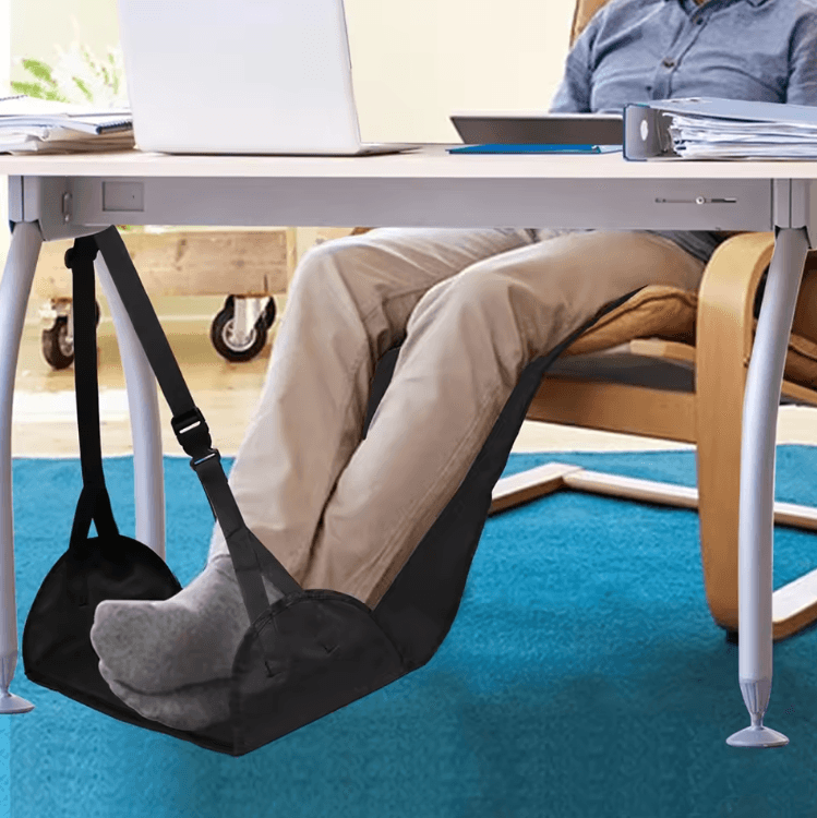 Portable Plane Foot Hammock – Adjustable Flight Foot Rest for Long Travel Comfort