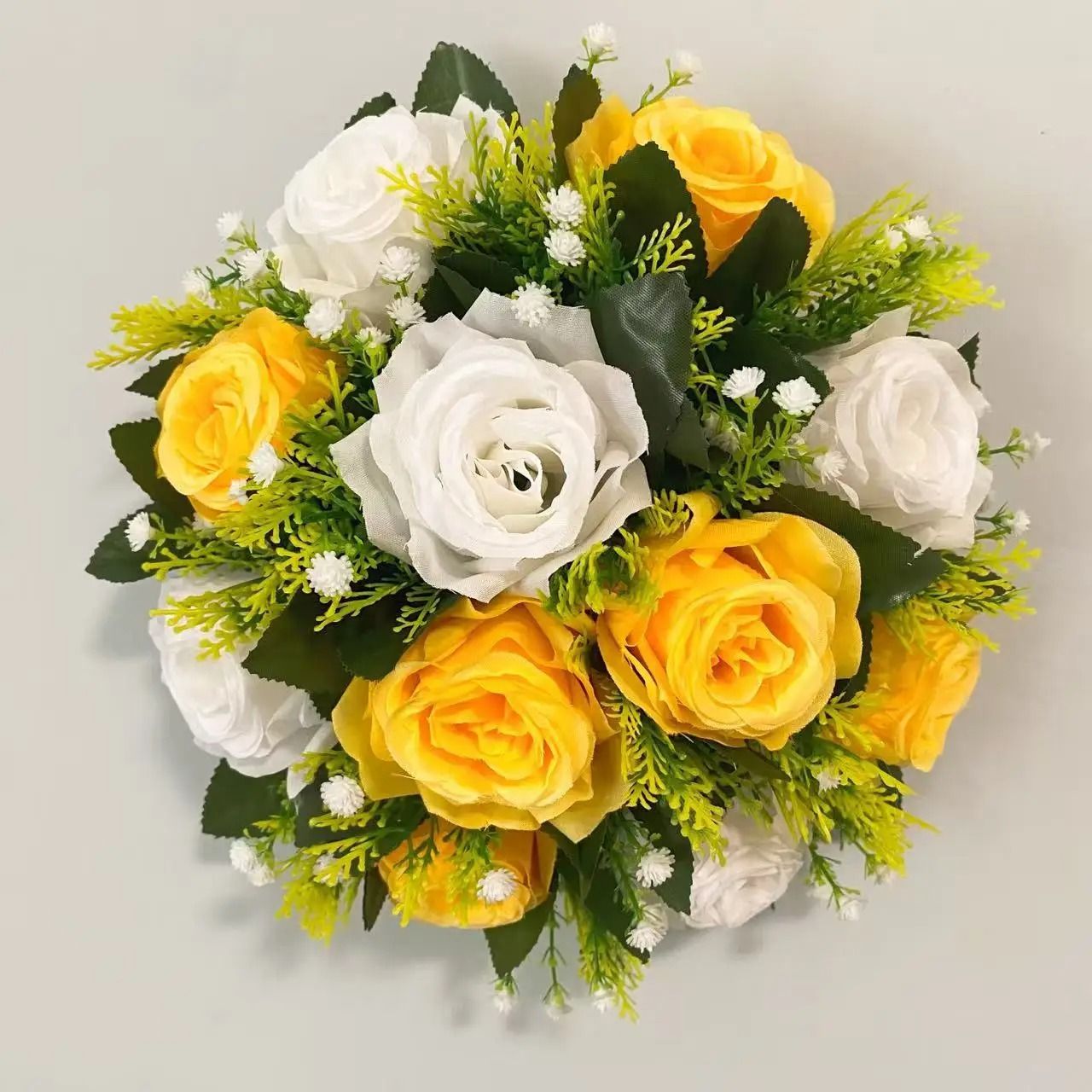 Grand Silk Rose Sphere Arrangement