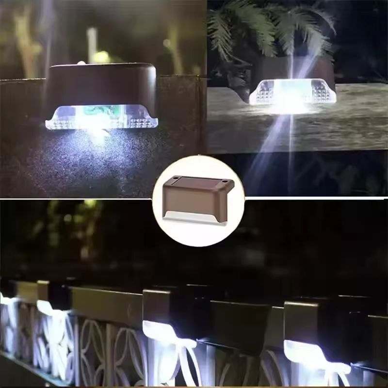 RadiantGuard Solar Deck & Fence Light – Waterproof Outdoor Solar Powered Garden Lamp