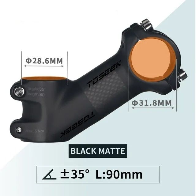 Ultralight Carbon and Aluminum MTB Handlebar Stem 31.8 mm